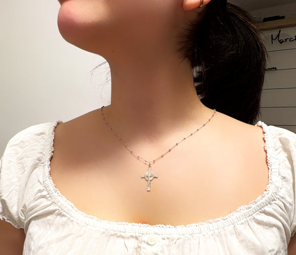 Croce gloriosa in argento 925°°