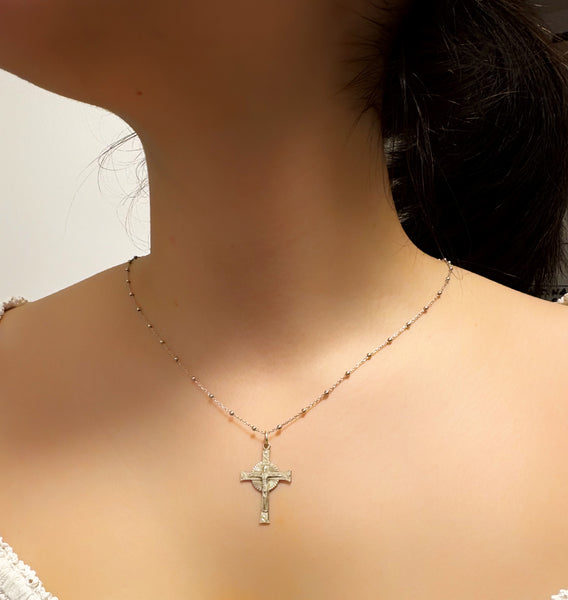 Croce gloriosa in argento 925°°
