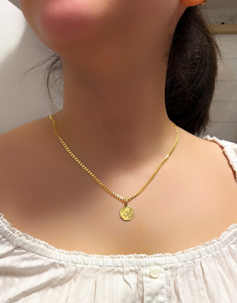 Maria ottagonale oro 9kt/18Kt