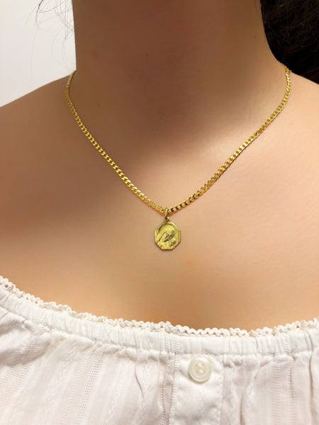 Maria ottagonale oro 9kt/18Kt