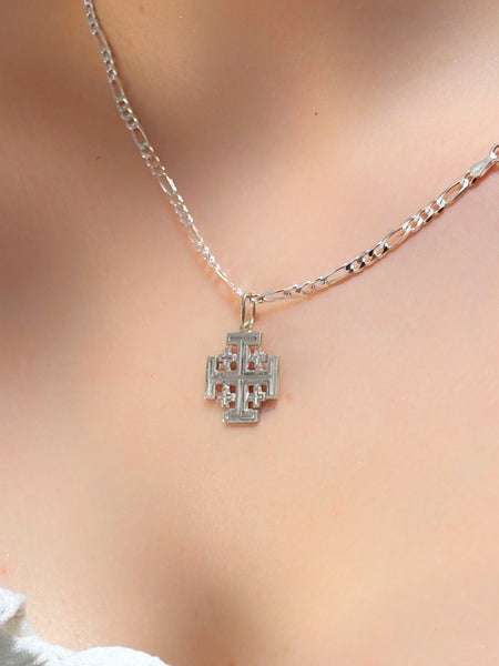 Croce Jerusalem  in argento 925°°