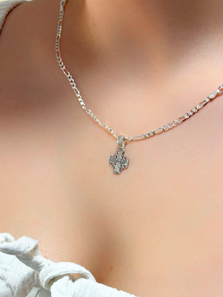 Croce Jerusalem  in argento 925°°
