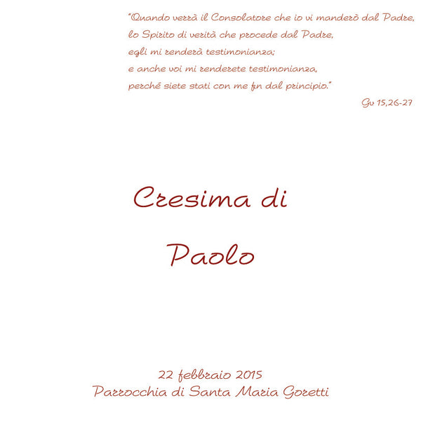 Ricordini per eventi