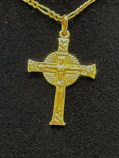 Croce gloriosa oro giallo o bianco 18kt